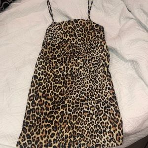Zara leopard print dress